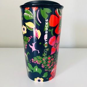 🌟Starbucks Ban.do Floral Ceramic Tumbler